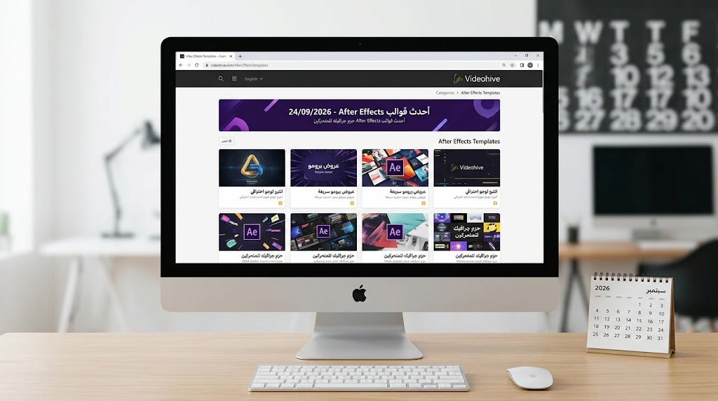 أحدث قوالب After Effects من Videohive لـ 24/09/2026