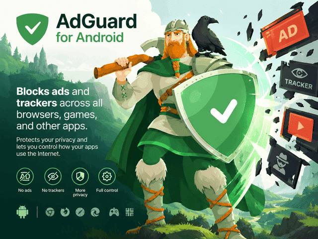 AdGuard Ad Blocker Premium 4.13.1 Final | حجب الإعلانات وحماية الخصوصية على أندرويد 13 مسودة تلقائية