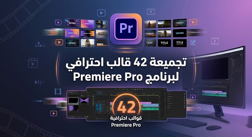 تحميل قوالب بريمير برو تجميعة 42 قالب احترافي لبرنامج Premiere Pro