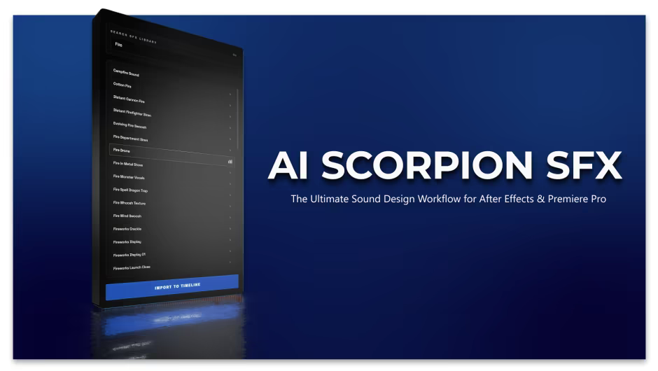 Aescripts AI Scorpion SFX v1.0
