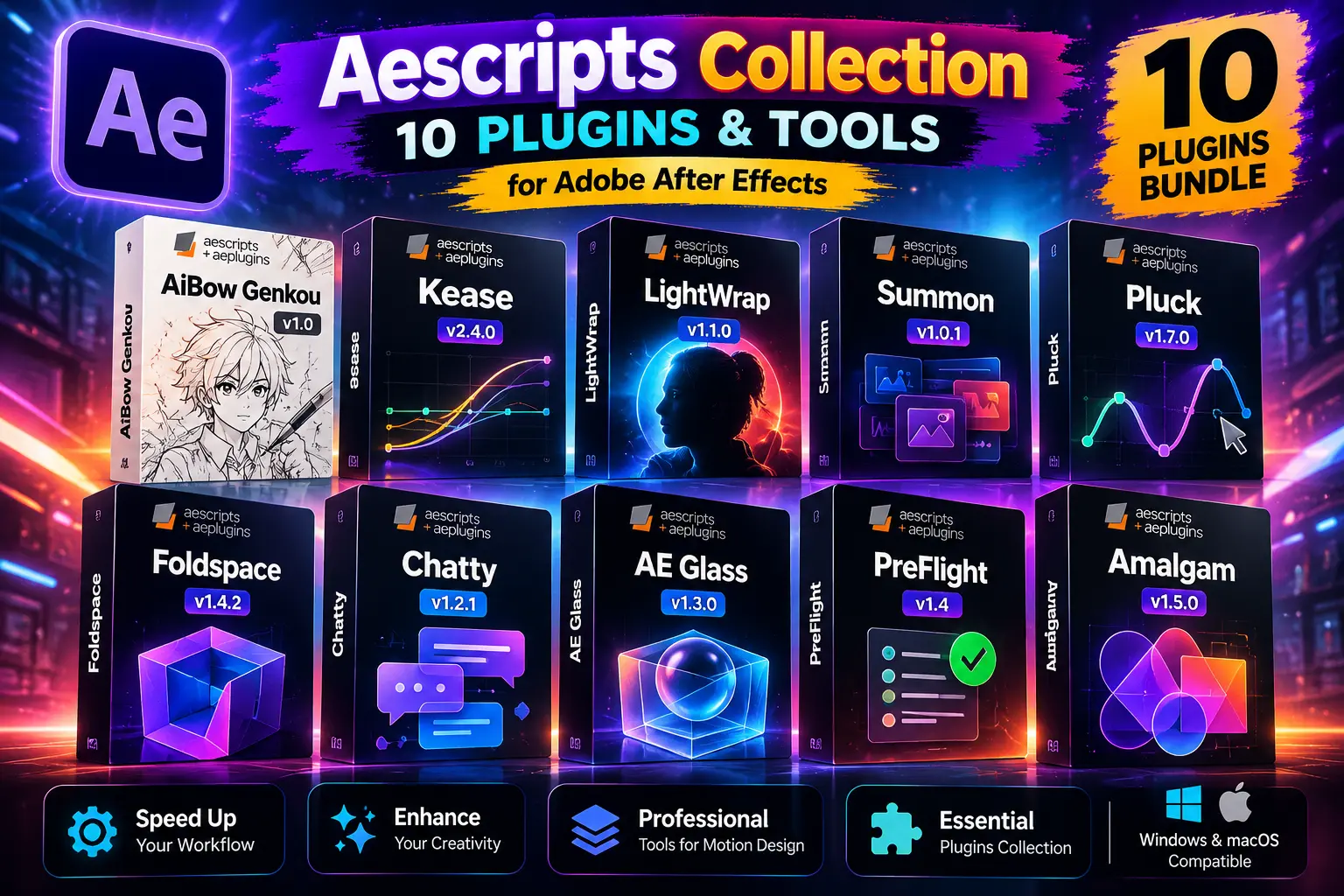تجميعة Aescripts: 10 إضافات وأدوات لـ After Effects – أكتوبر 2026 1 تجميعة Aescripts: 10 إضافات وأدوات لـ After Effects – أكتوبر 2026