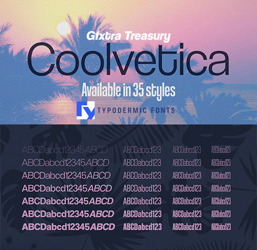 Coolvetica – 35 Styles Font Family 1 Coolvetica – 35 Styles Font Family