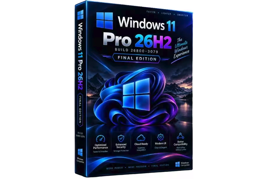 Windows 11 Pro 26H2 Build 26300.9550 Preactivated (Final) – إصدار Windows 11 2026