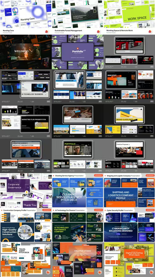 24-in-1 Ultimate PowerPoint Presentation Bundle - Vol. 10