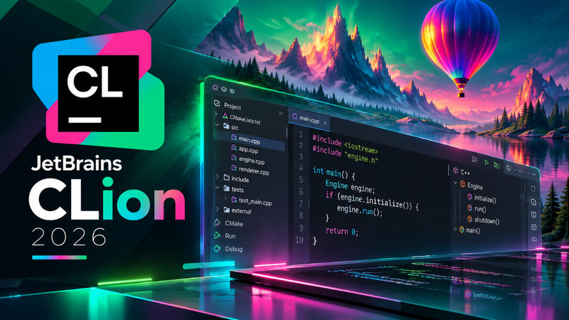 CLion 2026.2.3.1: أبرز مزايا بيئة C++ من JetBrains 1 CLion 2026.2.3.1: أبرز مزايا بيئة C++ من JetBrains