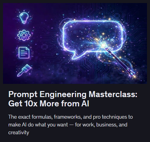 Prompt Engineering Masterclass: Get 10x More from AI | كورس هندسة الأوامر
