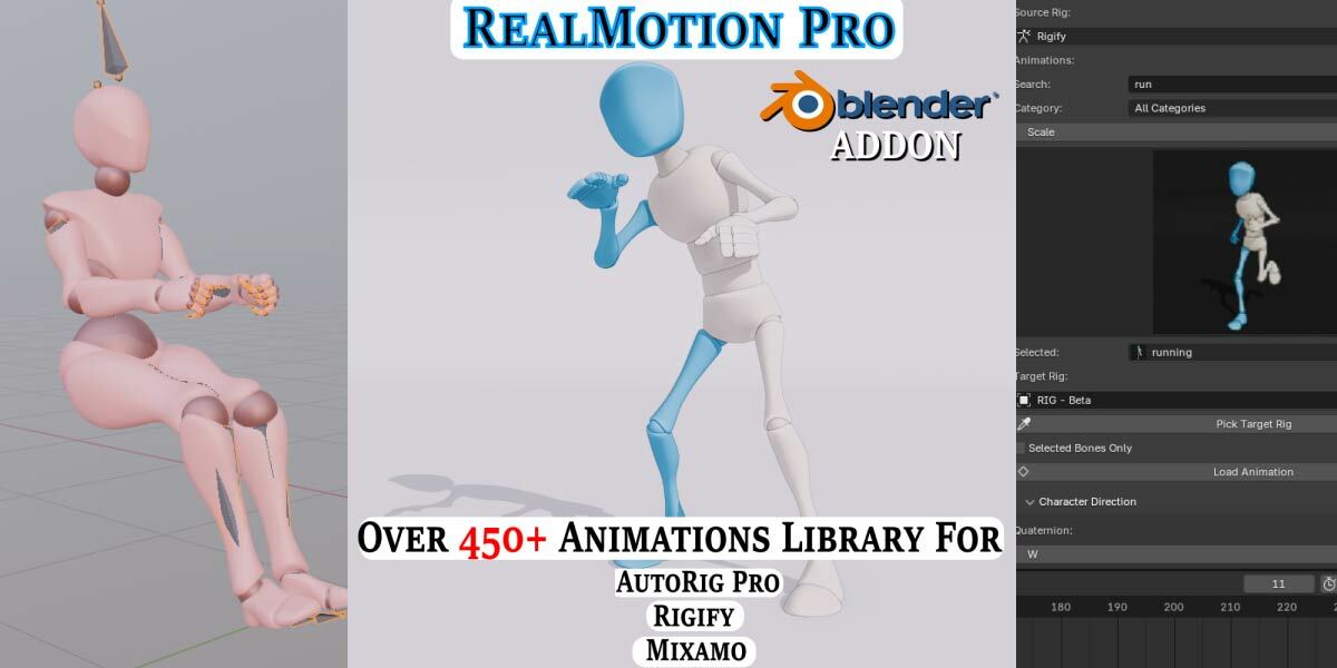 Superhive Market – RealMotion Pro v2.0.1 for Blender
