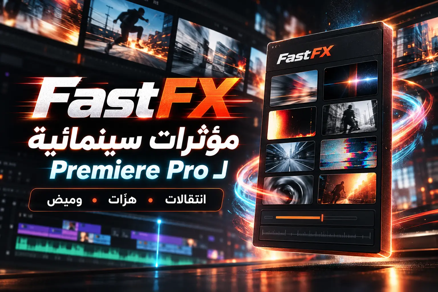 FastFX v1.0.0 من Tiny Tapes: إضافة مؤثرات وانتقالات لـPremiere Pro